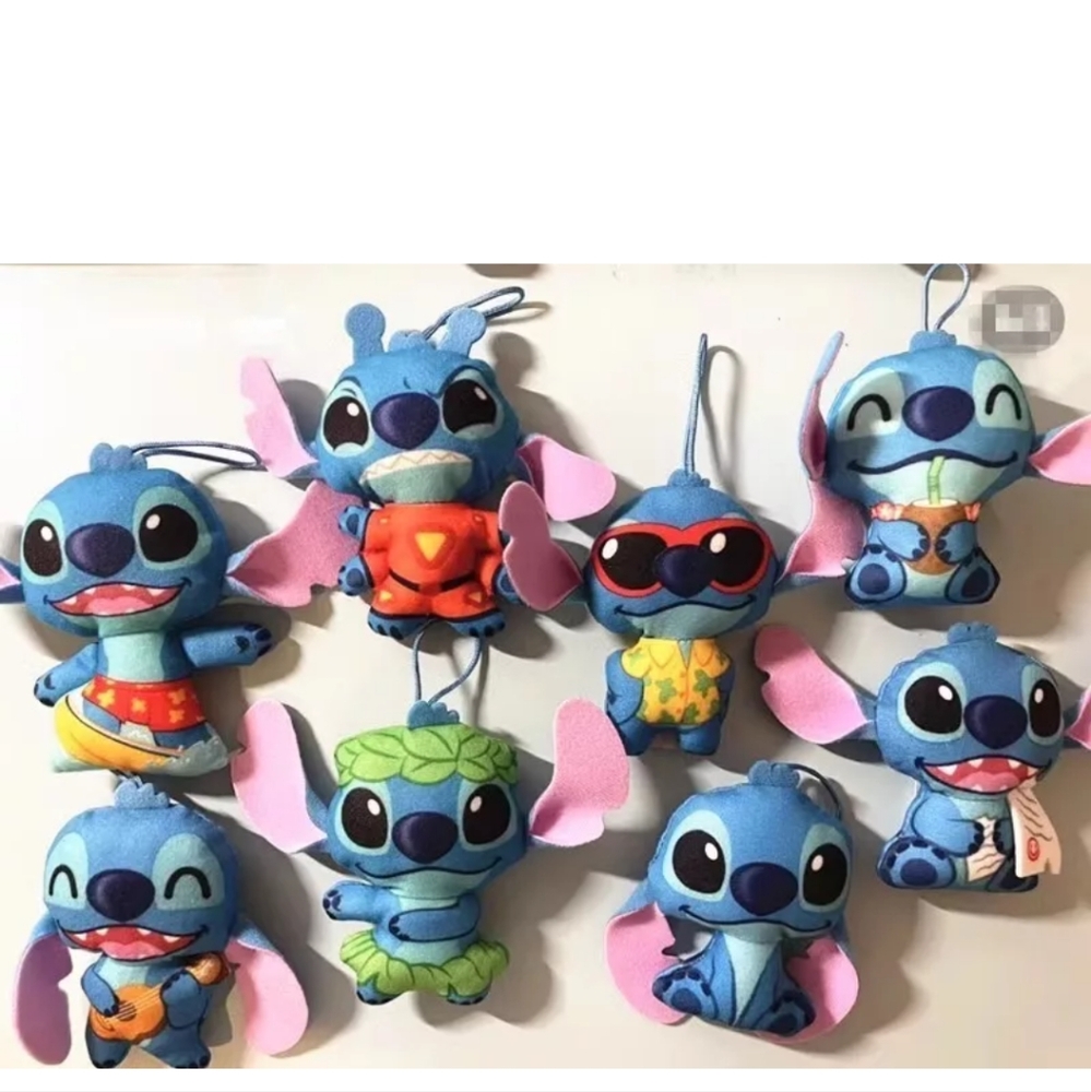 2022 Stitch McDonald's toys set of 7 (#5 missing) New w/boxes - Picture 3 of 5